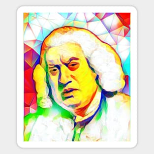 Samuel Johnson Colourful Portrait | Samuel Johnson Artwork 11 Magnet